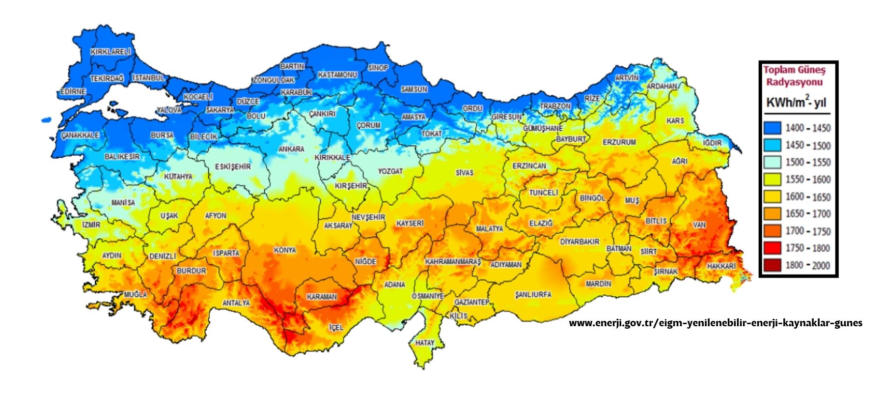 Türkiye ve Güneş Enerjisi Potansiyeli 