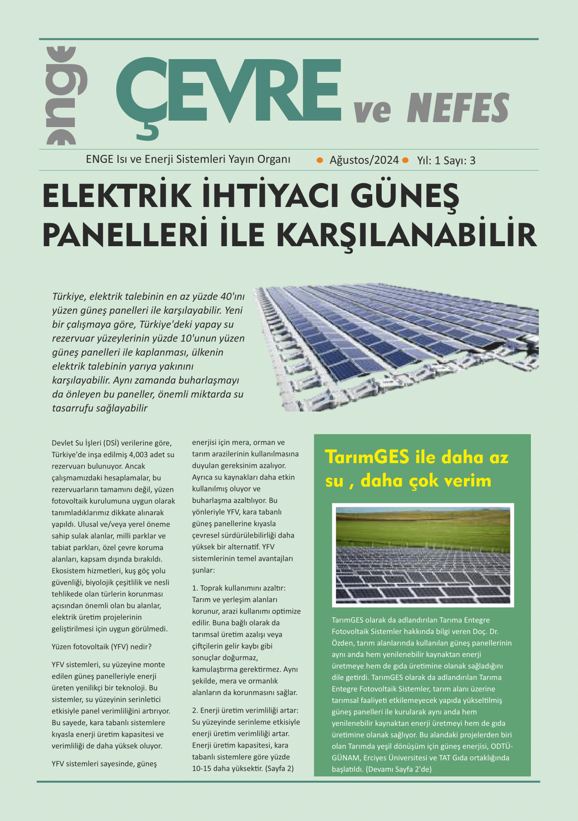 Enge Enerji E-Bülten Sayı:3