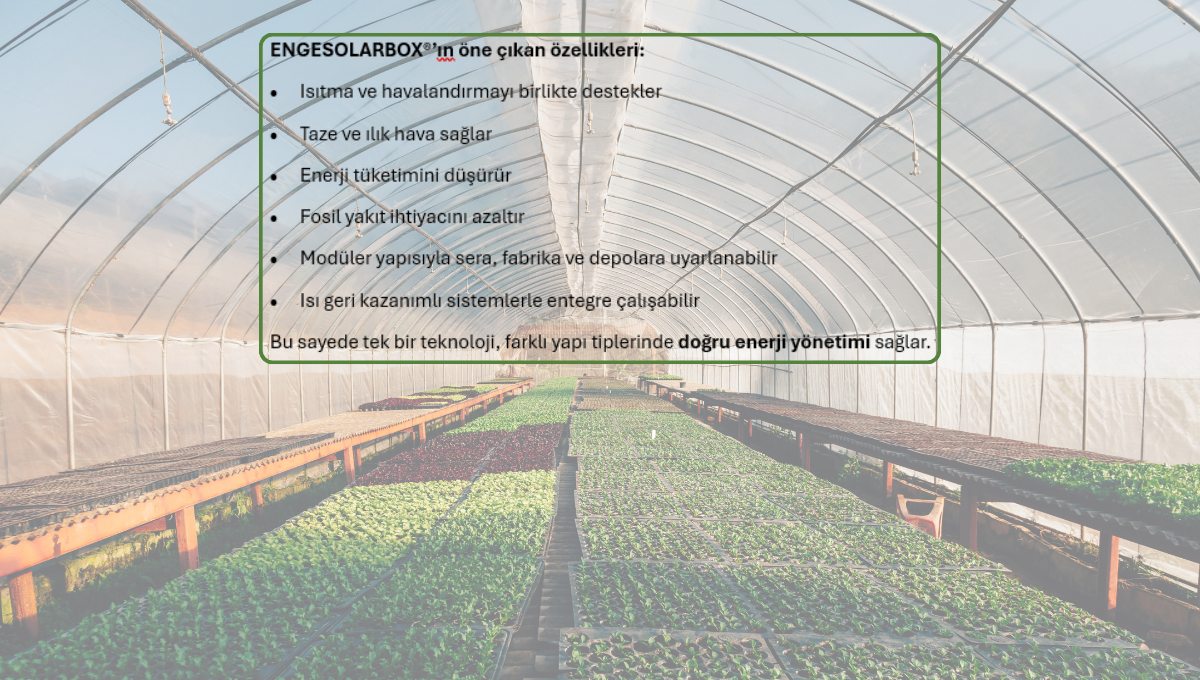 Sera, Fabrika, Depo: Doğru Isıtma ve Havalandırma Sistemini Seçerken Nelere Dikkat Etmeli?