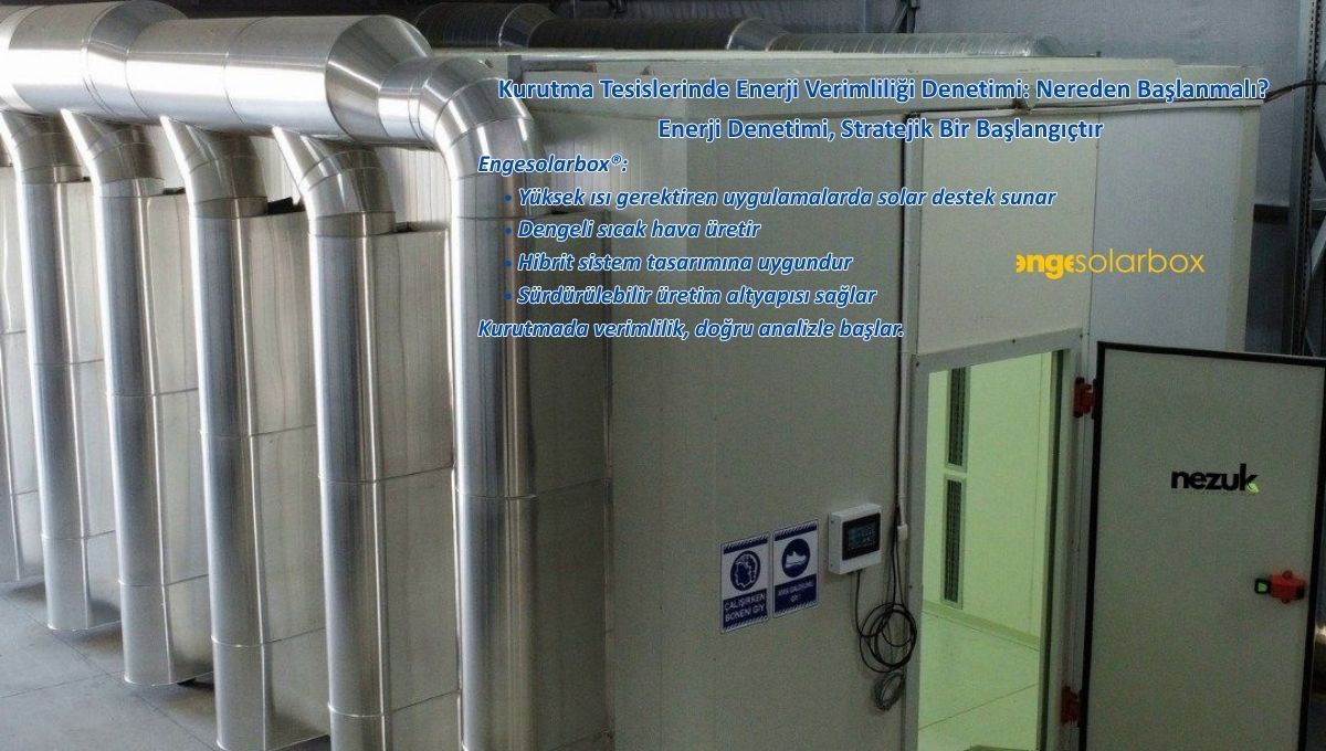 Kurutma Tesislerinde Enerji Verimliliği Denetimi: Nereden Başlanmalı?